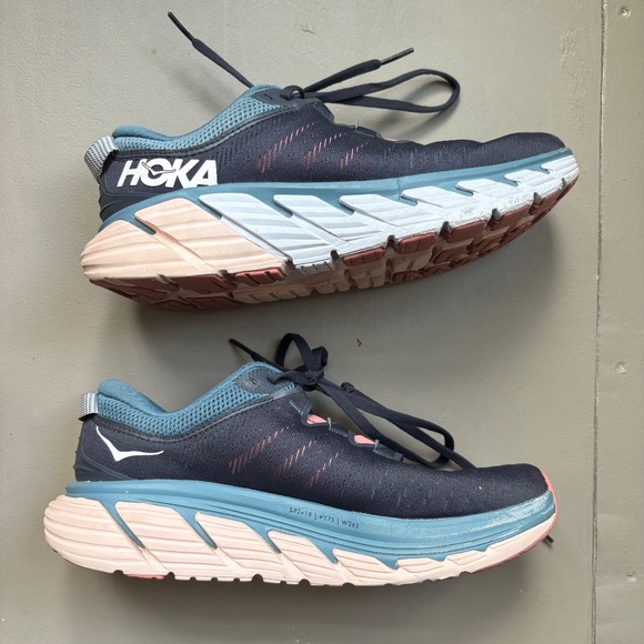 Women’s HoKA Gaviota 3 Blue and Pink - Picture 6 of 13